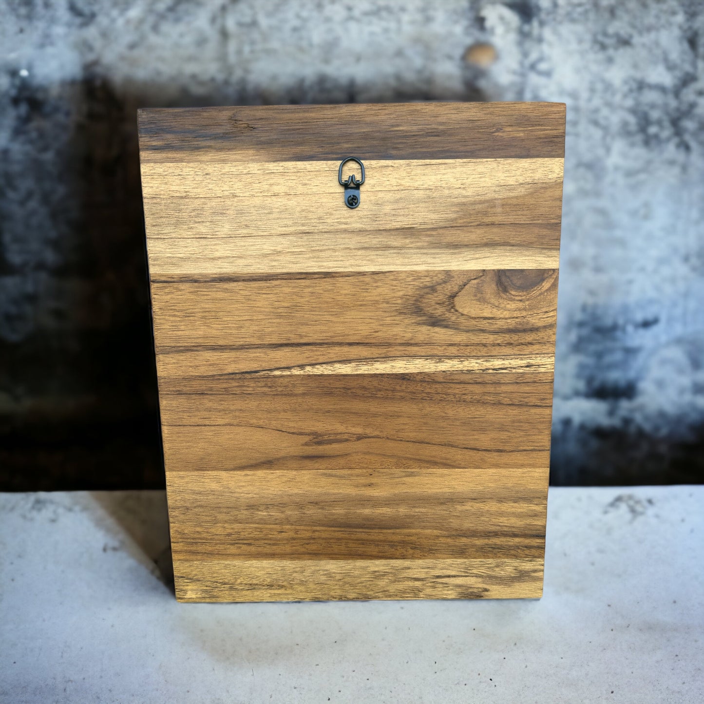 Wooden Hand-Painted Monstera Leaf Wall Art